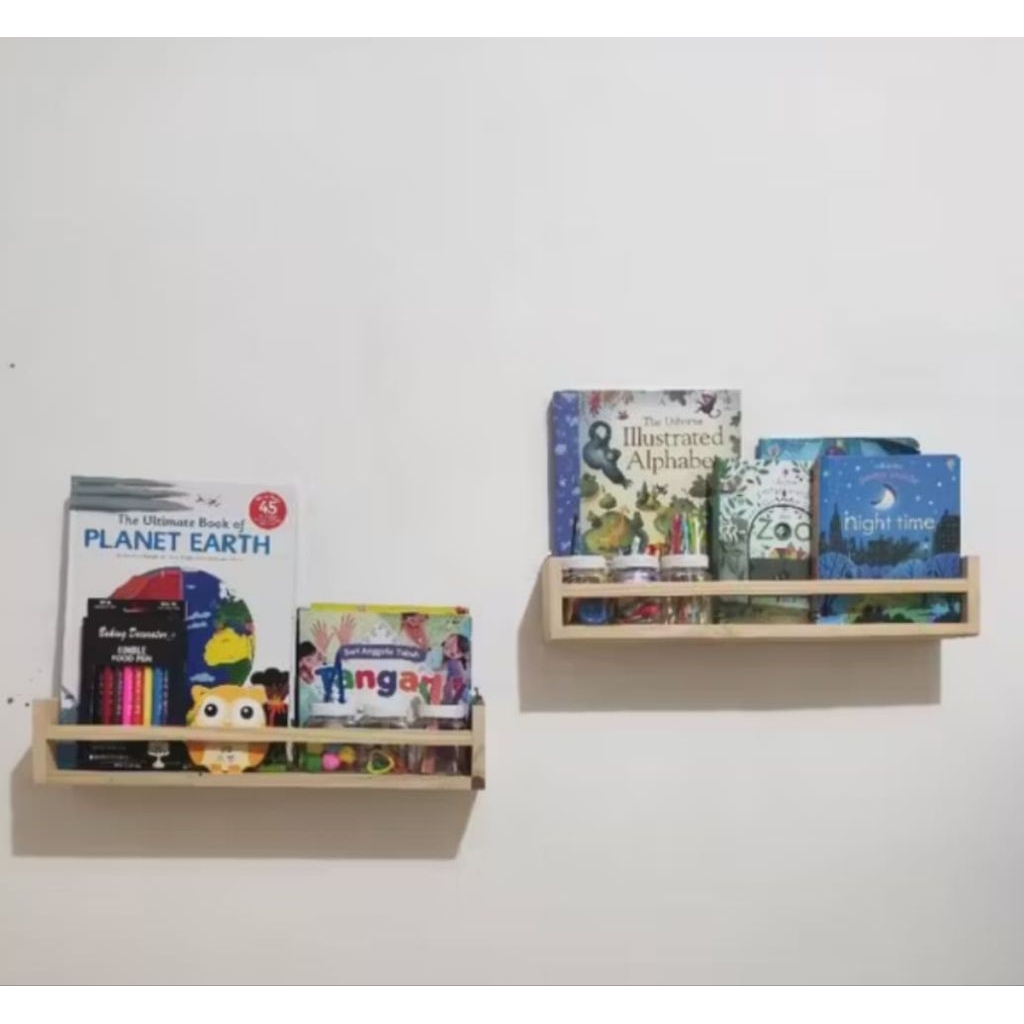 Rak buku gantung serbaguna/rak dinding gantung minimalis/rak buku dinding