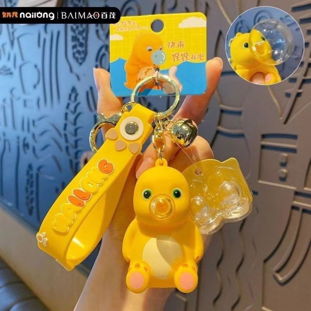 Gantungan Kunci Nailong Dino || Gantungan Tas Nailong Dino || Nailong Dino || Nailong Keychain || Na