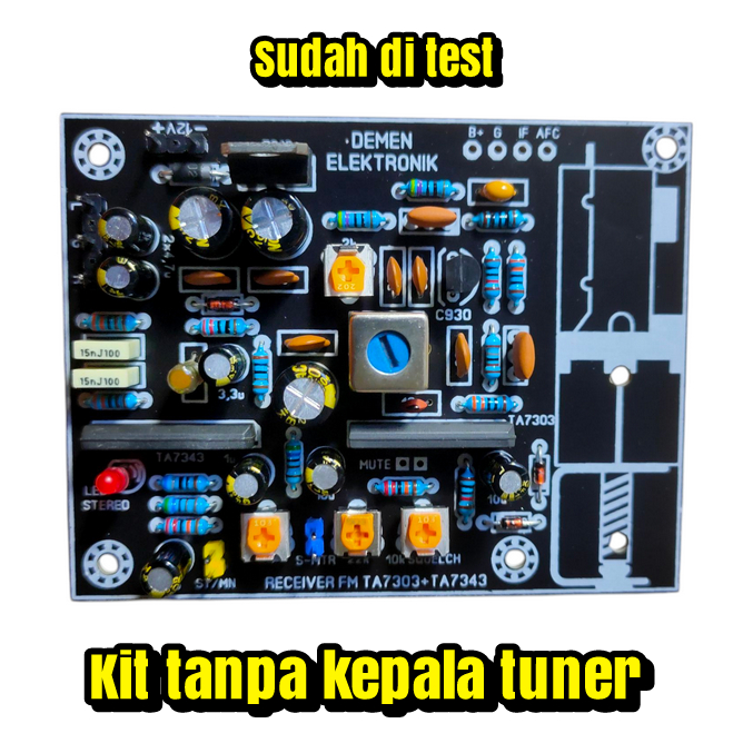 Kit FM TA7303/KIA6003S/KA2244 tanpa kepala tuner