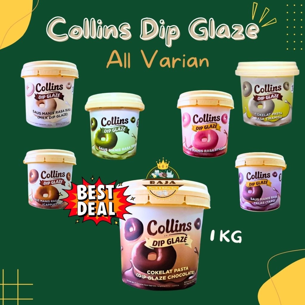

Collins Dip Glaze 1 KG - All Variant