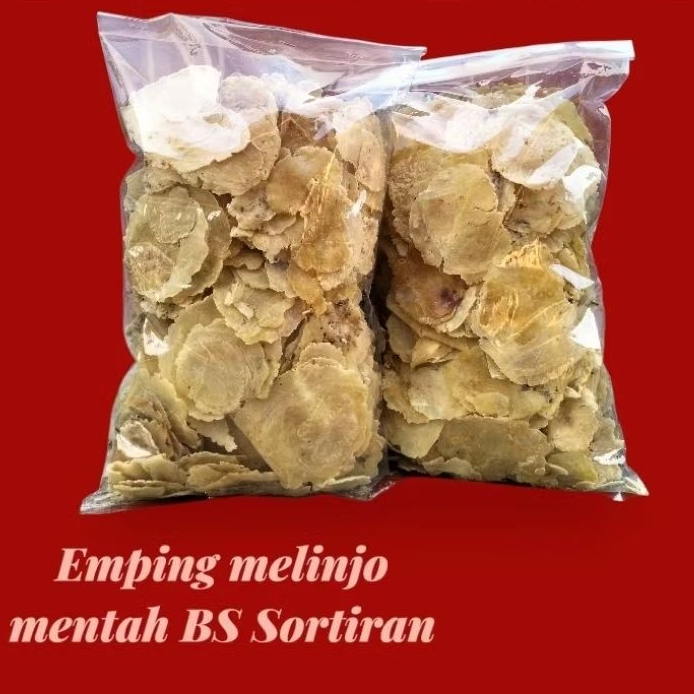 

emping melinjo BS / sortiran kering 1kg