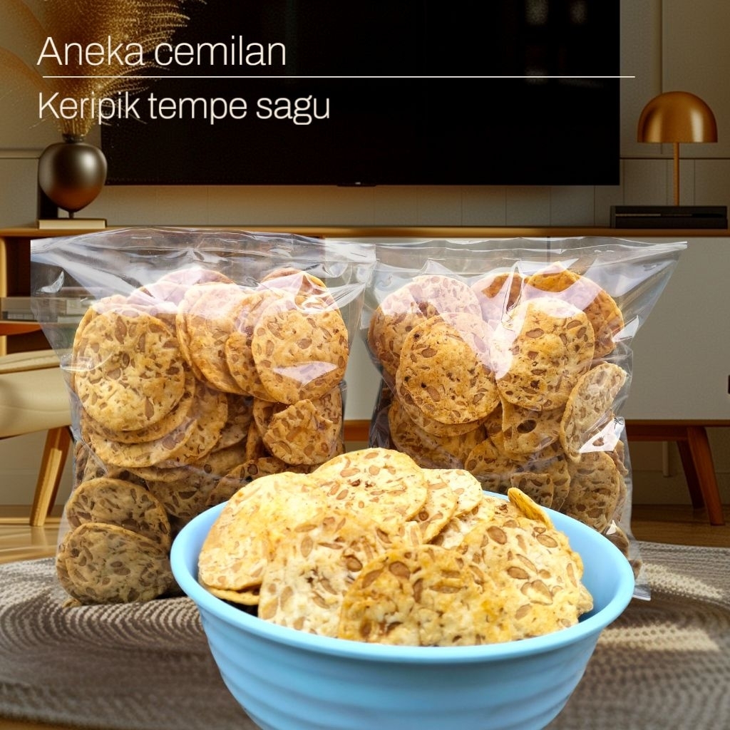 

keripik tempe mini crispy / tempe sagu 500gram