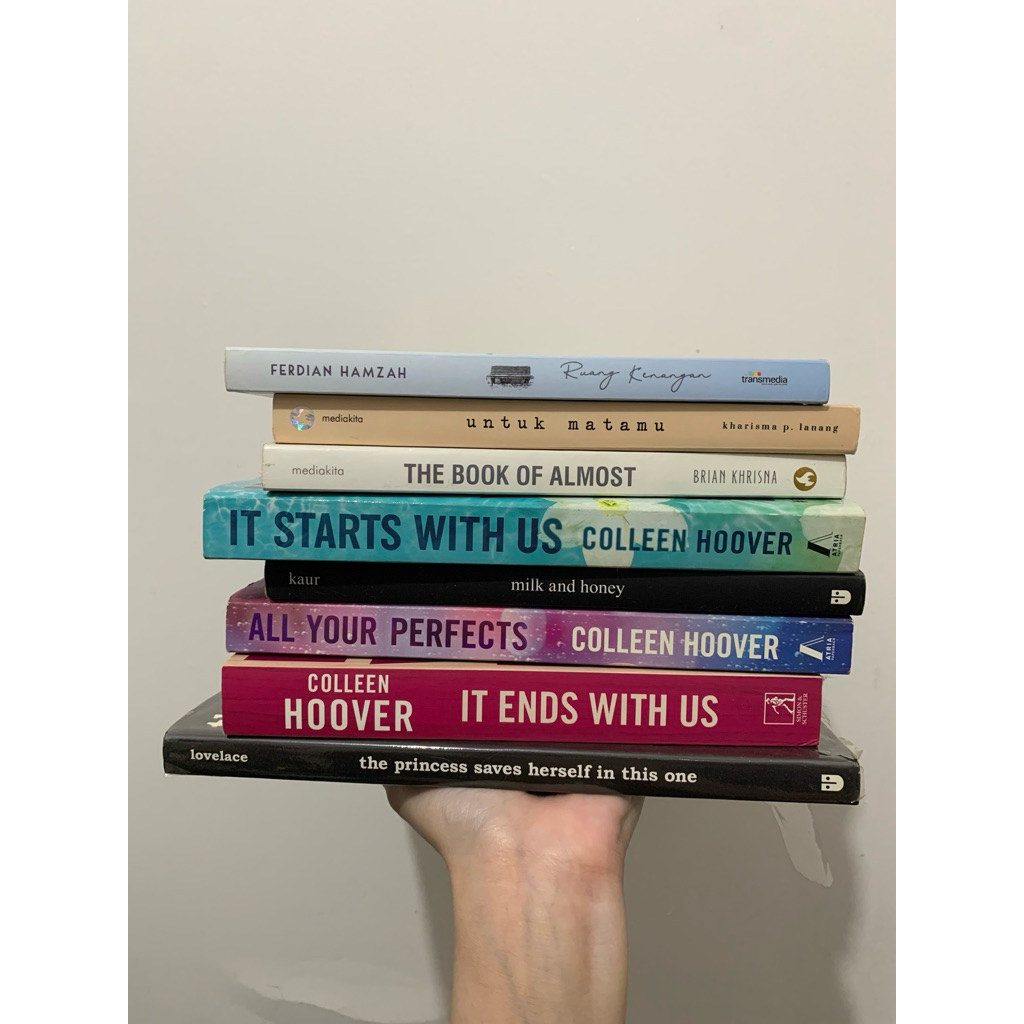 preloved buku it ends with us it starts with us colleen hoover