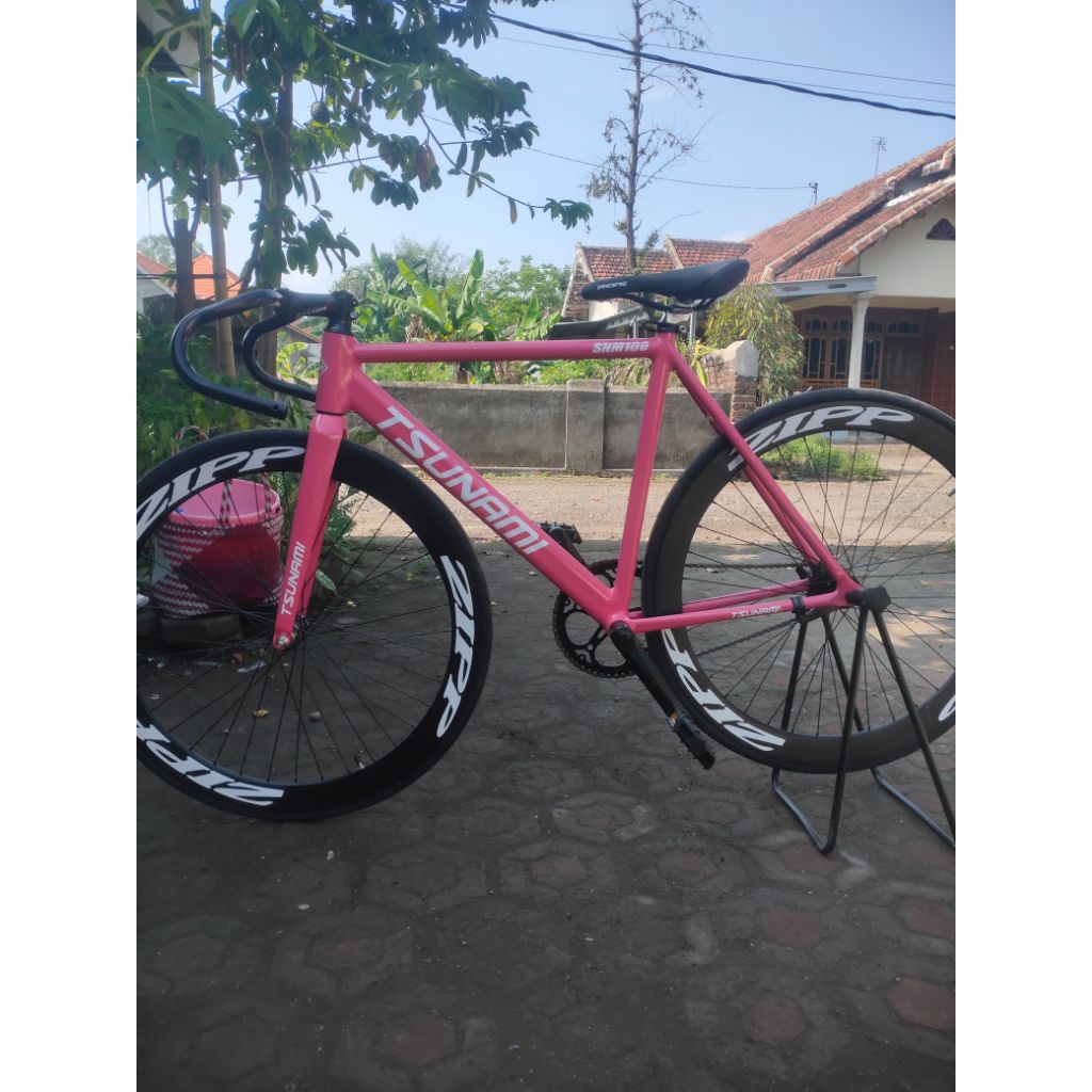 fixie tsunami fullbike murah meriah terpedo / doltrab