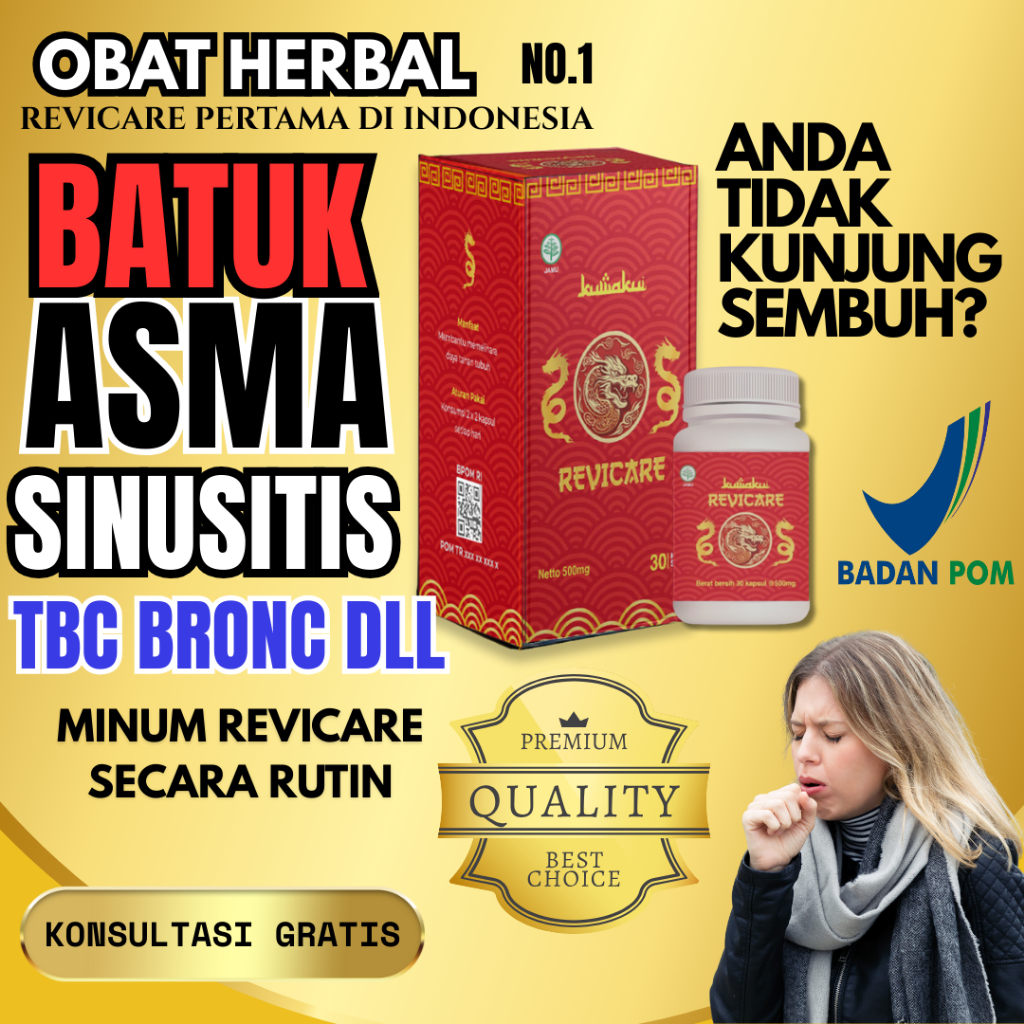 RAJANYA OBAT BATUK ASMA TBC BRONKITIS SINUSITIS ALERGI ANAK & DEWASA BPOM