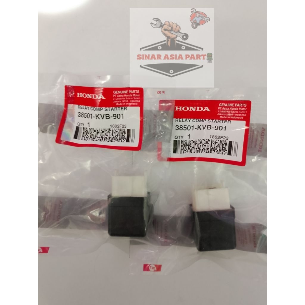 RELAY BENDIK STATER BEAT, SCOOPY,VARIO 110 KARBU, SPACY,BLADE,SUPRA X 125,KHARISMA ORI HONDA
