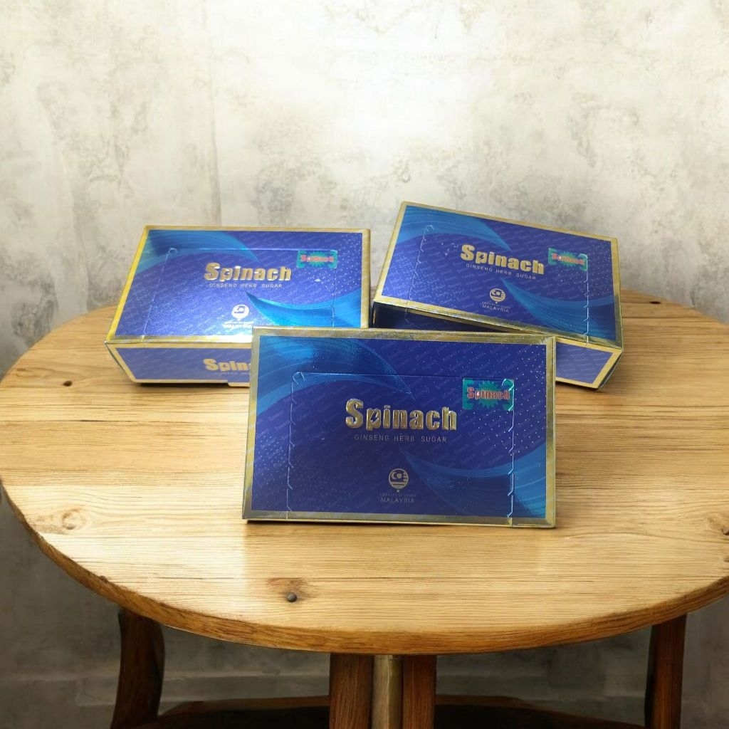Spinach Candy Original Permen Ginseng Herbal - 1 Box