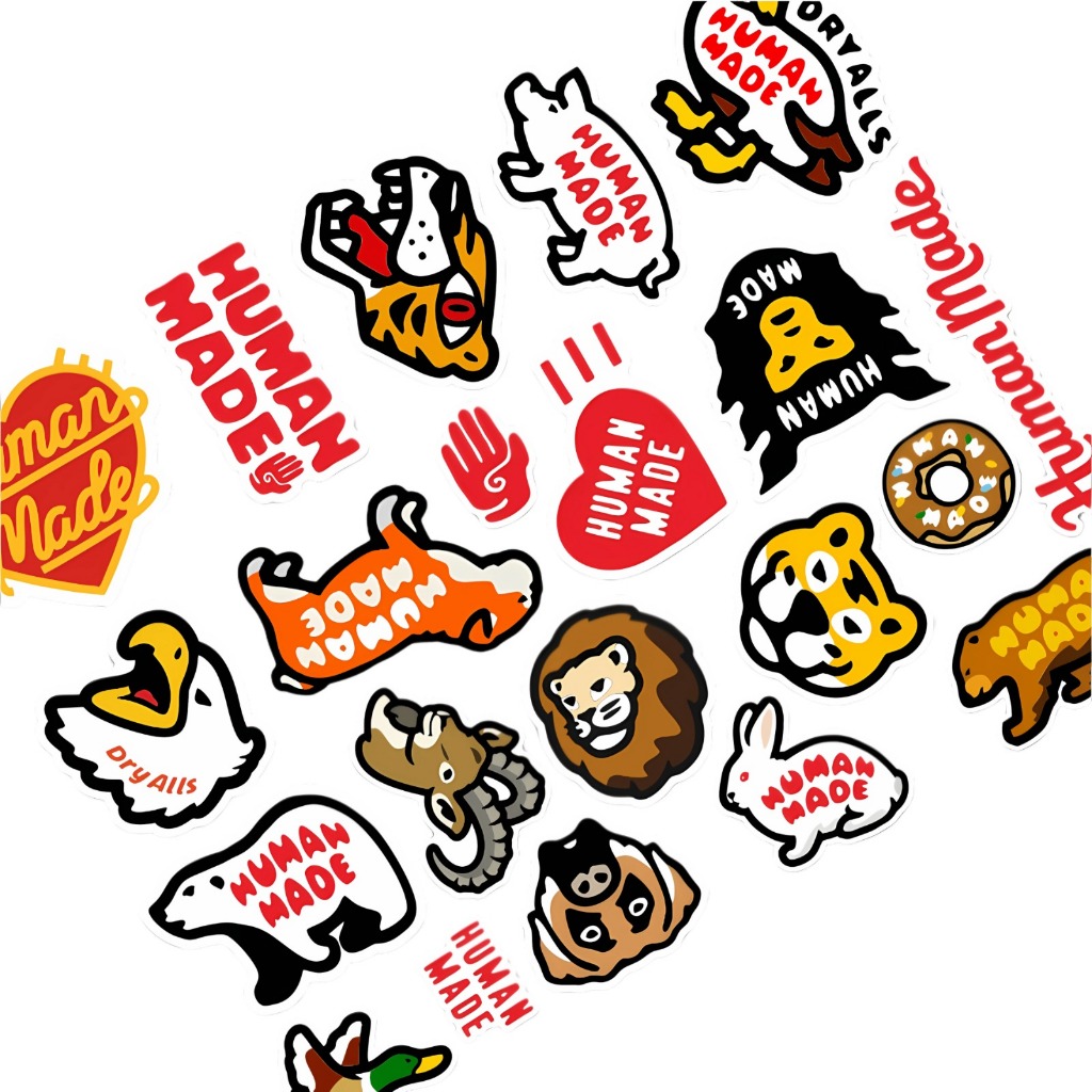

STICKER PACK HUMAN MADE ISI 21PCS - PREMIUM STICKER - WATERPROOF - VINYL STICKER