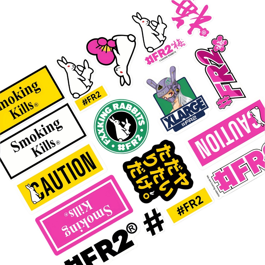 

STICKER PACK RABBIT ISI 20PCS - PREMIUM STICKER - WATERPROOF - VINYL STICKER