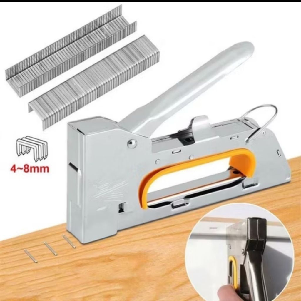 

Staples Tembak Gun Tacker Kertas Kayu Jok Sofa Papan Reklame 13/4-6- 8mm