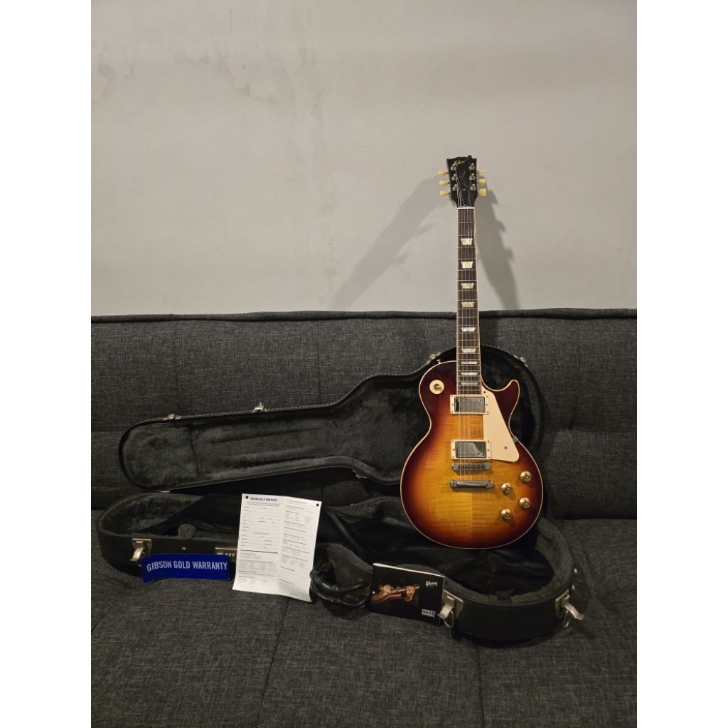 Gitar Gibson Les Paul Standard Bourbon Burst Tahun 2011 Made in USA 100% Original