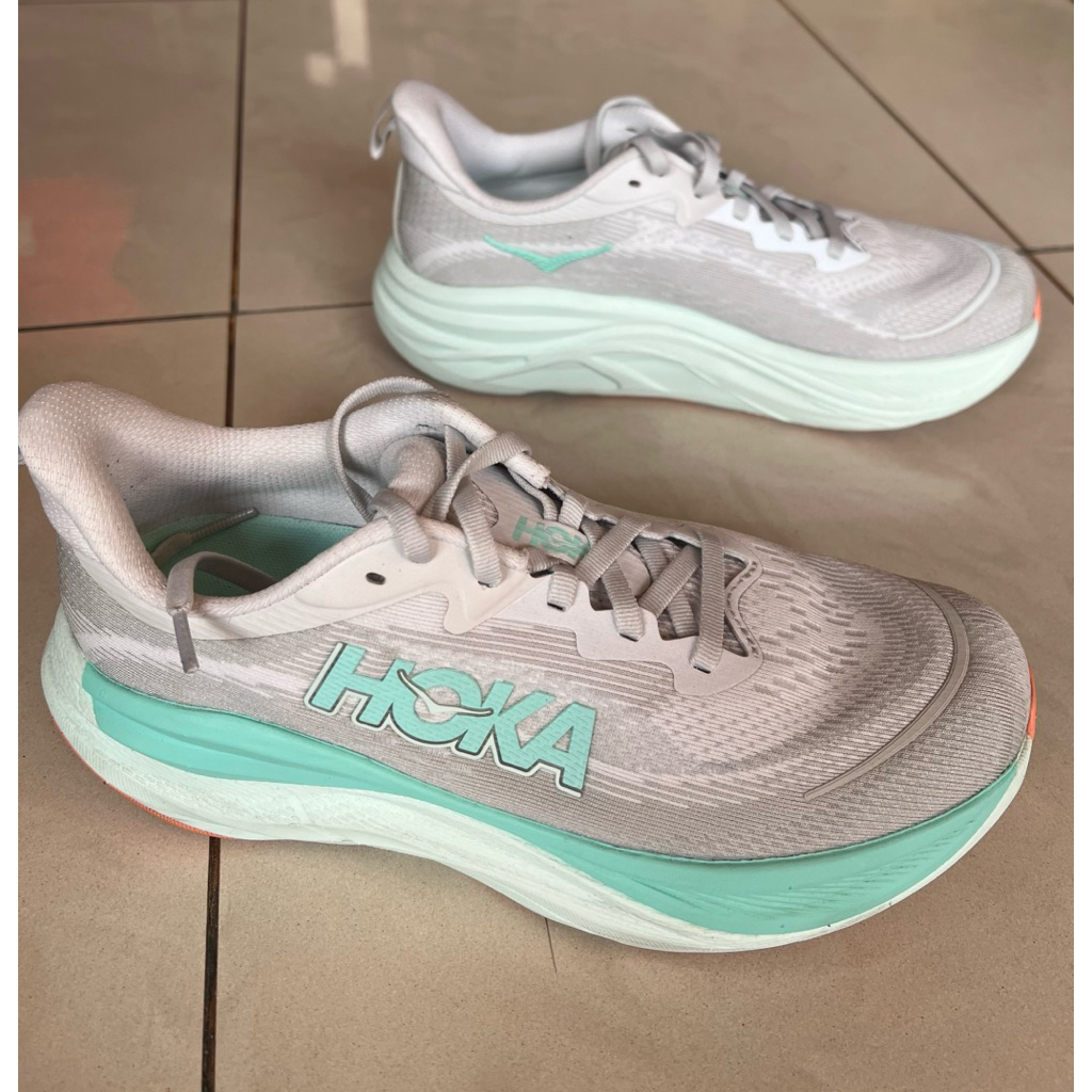 preloved Hoka Skyflow Women Cosmic Grey Seafoam