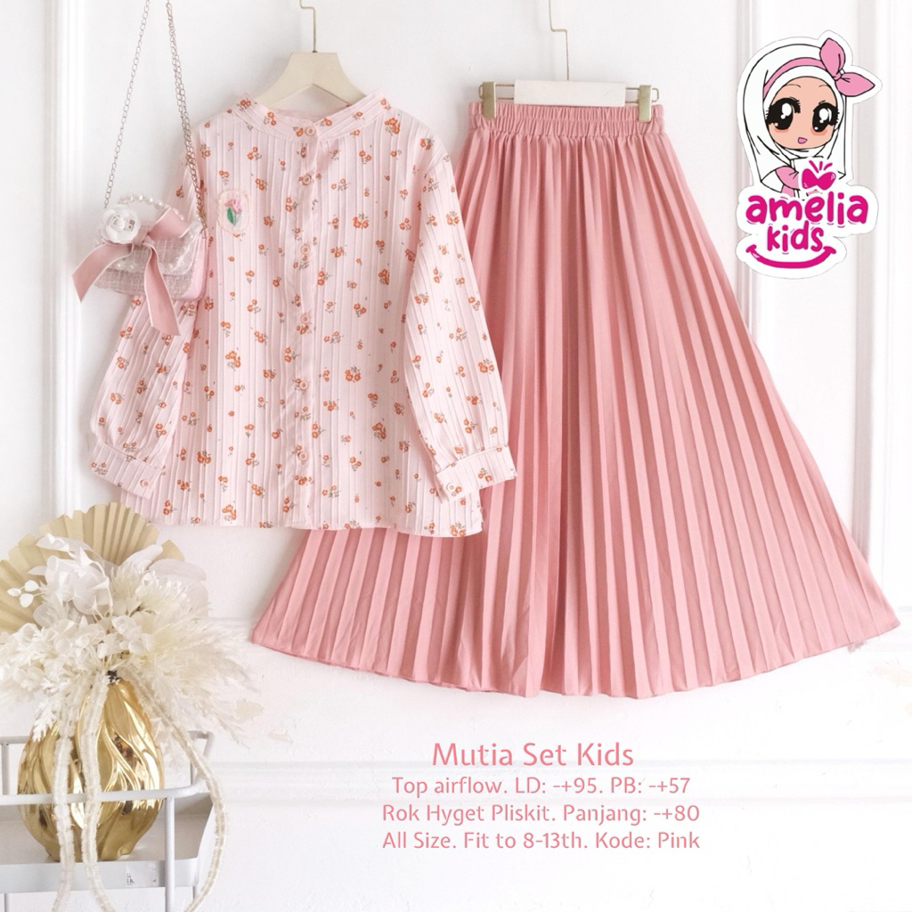 TIFANI SET KIDS // MUTIA SET KIDS ROK by AMELIA KIDS