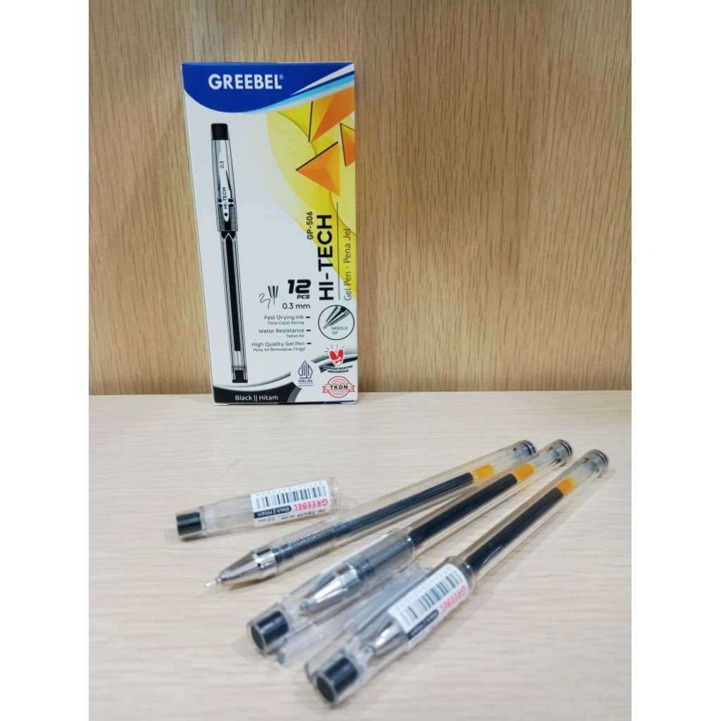 

(3 PCS) PULPEN GREEBEL HI-TECH GP-506 ECER