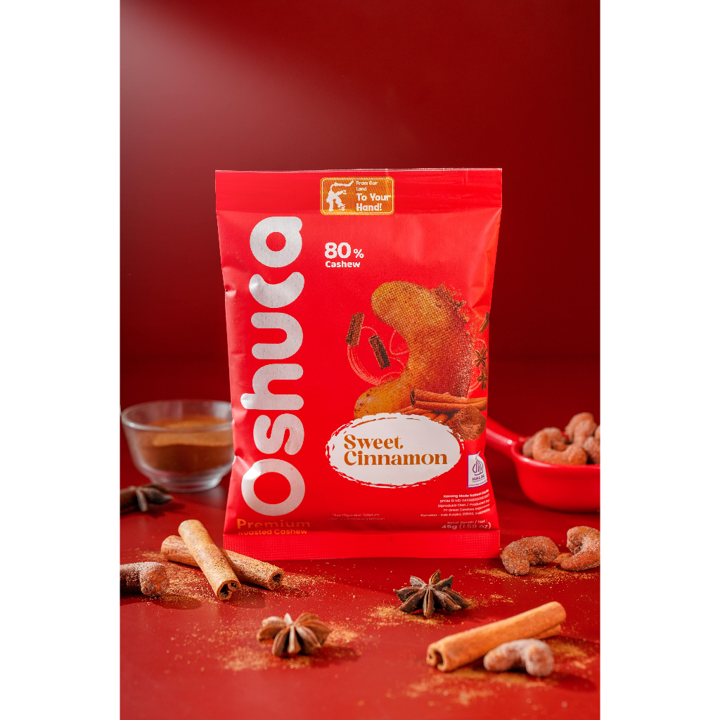 

Oshuca Premium Roasted Cashew - Sweet Cinnamon