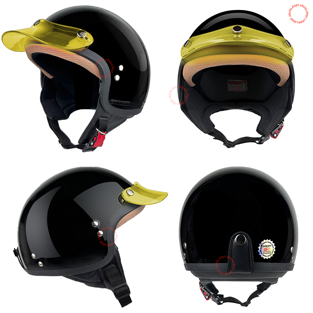 Ferkanada - Helm Retro Vintage Classic Unisex Helm Chips Cetok Retro SNI