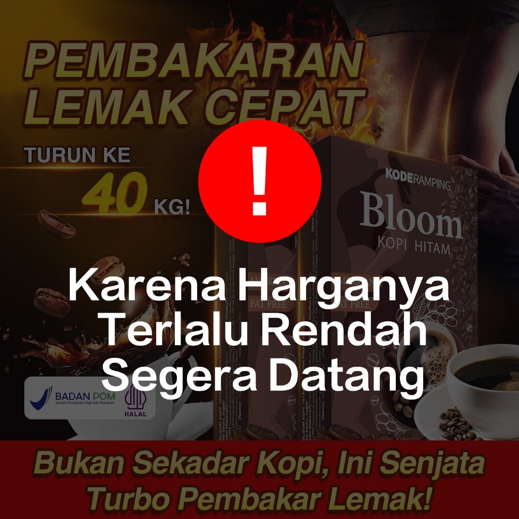 

KODERAMPING 21Days Coffee Americano-Bloom Kopi Hitam Arabika(12Sachet/Box) Halal