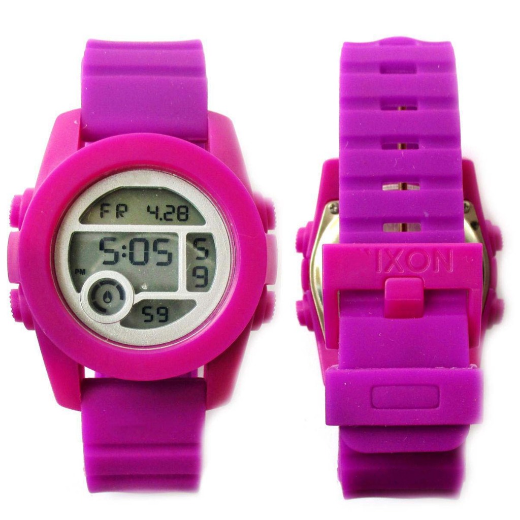 jam tangan digital NK unit 40 VIOLET Stopwatch