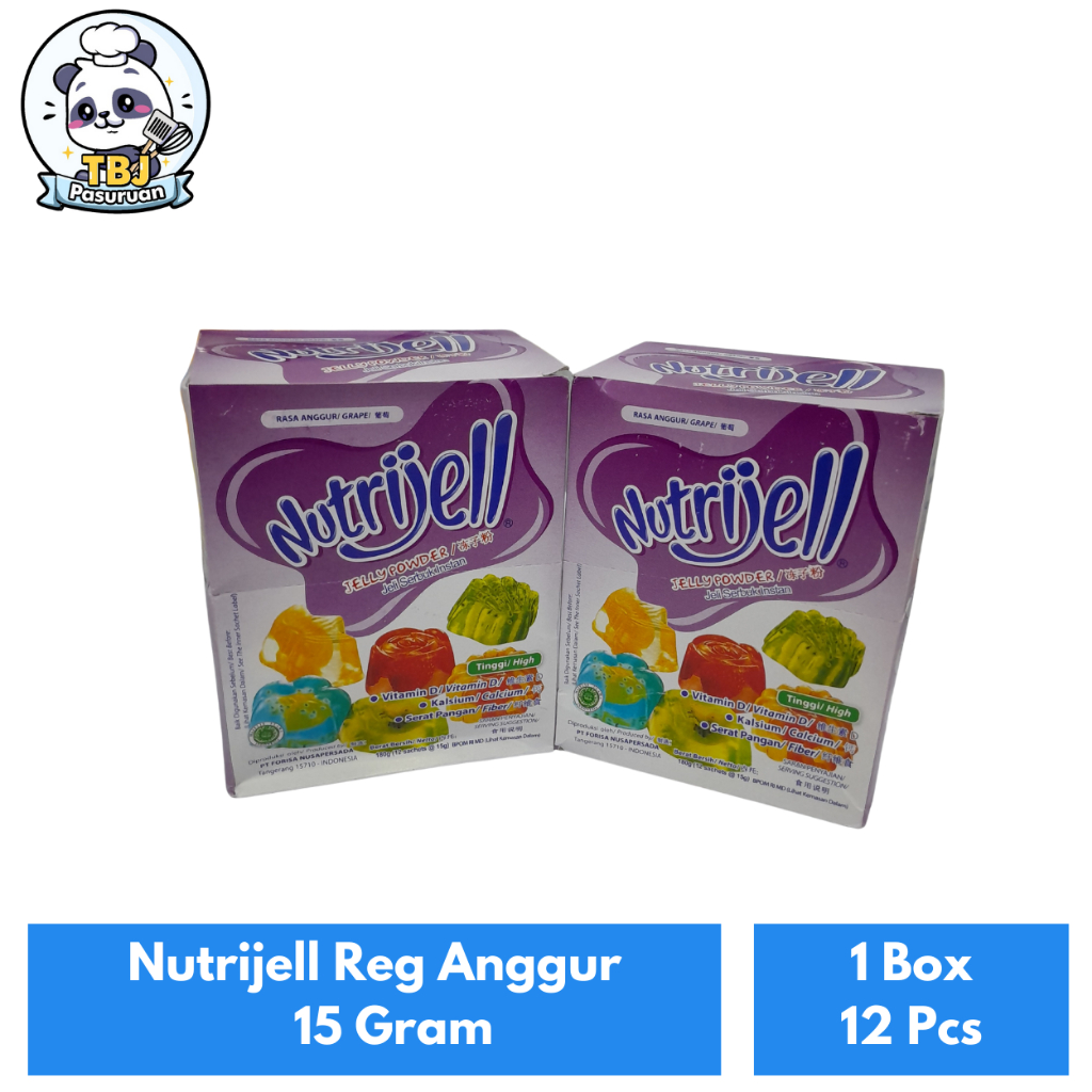 

Nutrijell Reg Anggur 15 Gram Kemasan 1 Box Isi 12 Pcs