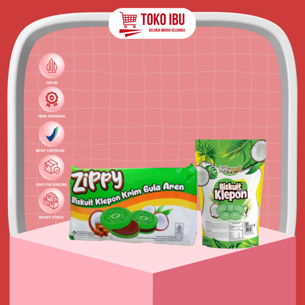 

Zippy Biskuit Klepon Rasa Gula Aren 150 Gr| Biskuit Belly good 30 gr kemasan pouch Biskuit Klepon