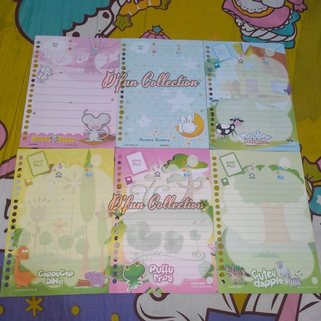 

[MIN PEMBELIAN 30K] ISI BINDER HARVEST ZOO HEWAN JADUL LANGKA 20 LUBANG