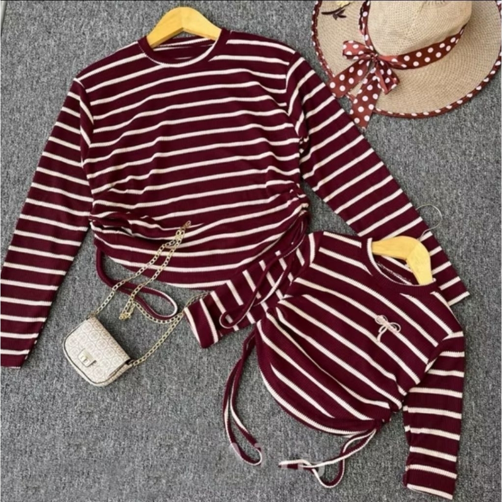 Kayyisa Couple Ibu Dan Anak Perempuan / Baju Couple Ibu Dan Anak Perempuan / Blouse Couple Ibu Anak 