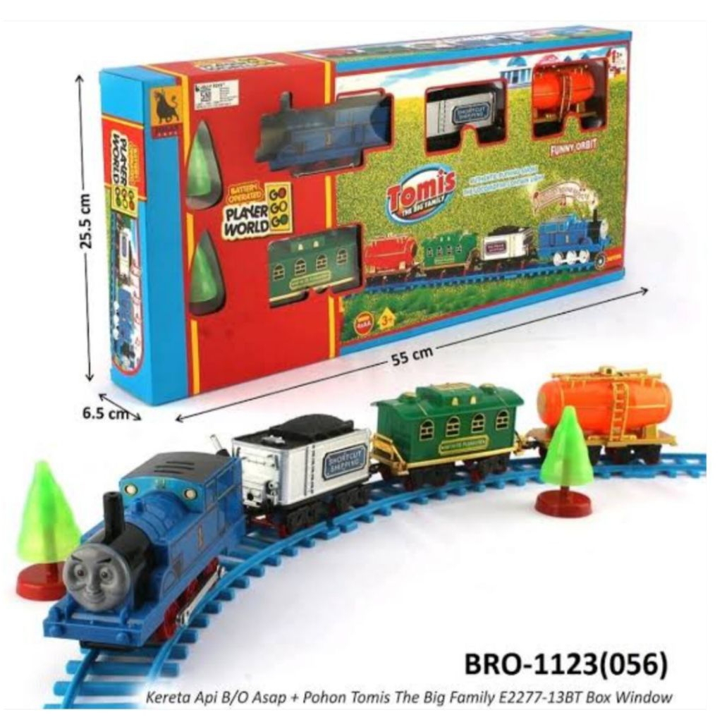Toyskitaonlineshop MAINAN Anak  thomis KERETQ API THOMAS ASAP/THOMIS KELUAR ASAP
