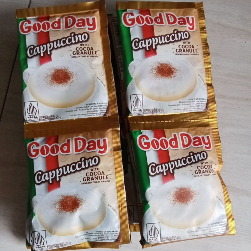 

good day cappucino renceng 10 sachet