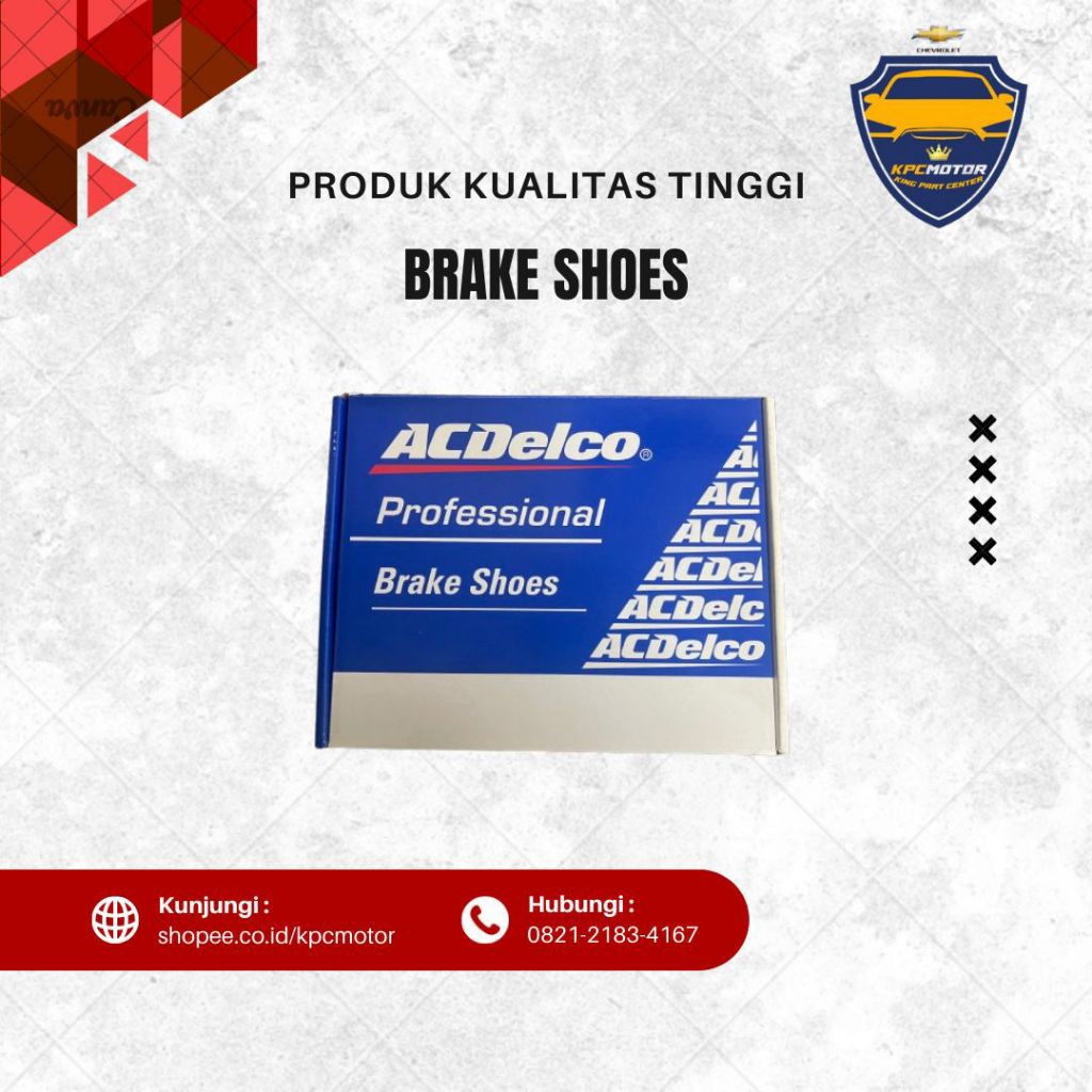 Kampas Rem Belakang Mobil Chevrolet Spin