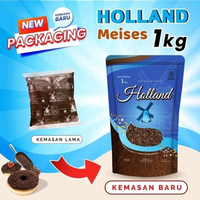 

Meses Mesis HOLLAND 1KG Chefmate (PACK PABRIK) / MESES COKLAT
