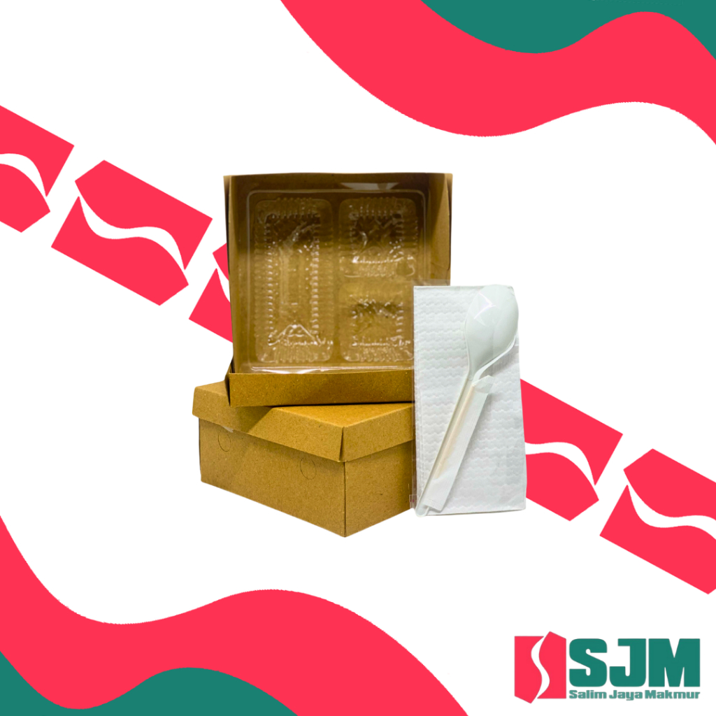 

Dus Makanan Kraft 15x15x7 LUB – Kotak Nasi & Snack Polos, cocok untuk UMKM, kotak packing ekonomis, mudah dilipat