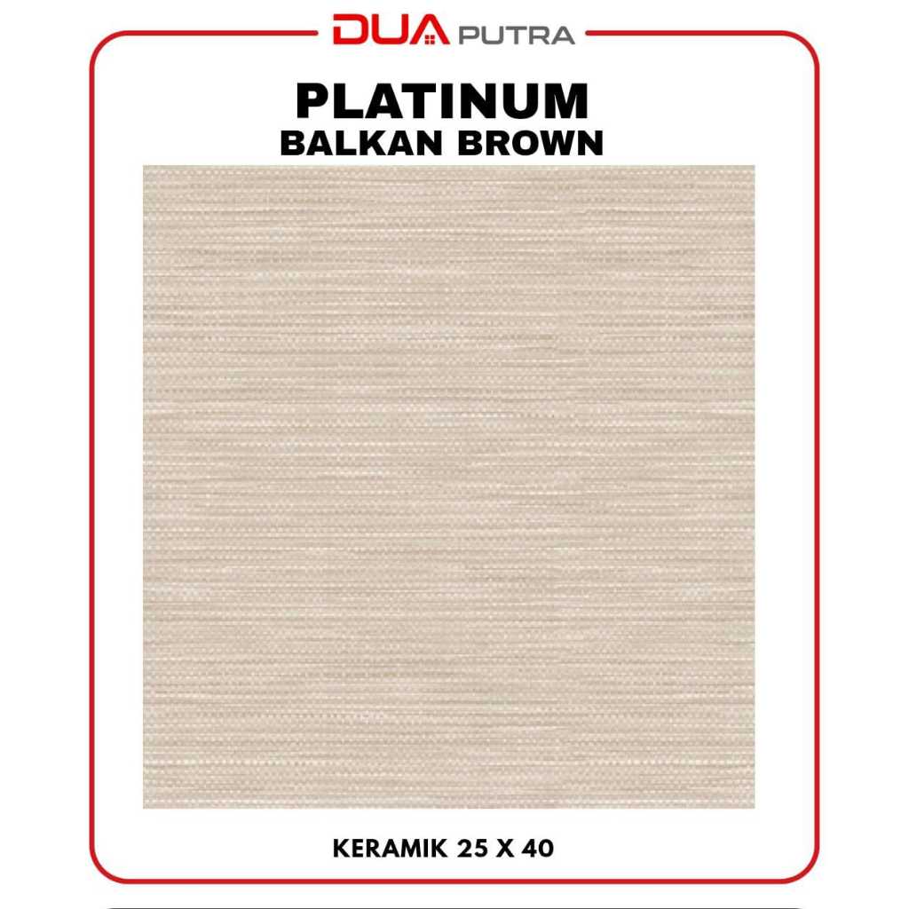 Platinum Balkan Brown 20 X 40 / KERAMIK DOP DINDING KAMAR MANDI/TERAS/DAPUR KERAMIK TIANG