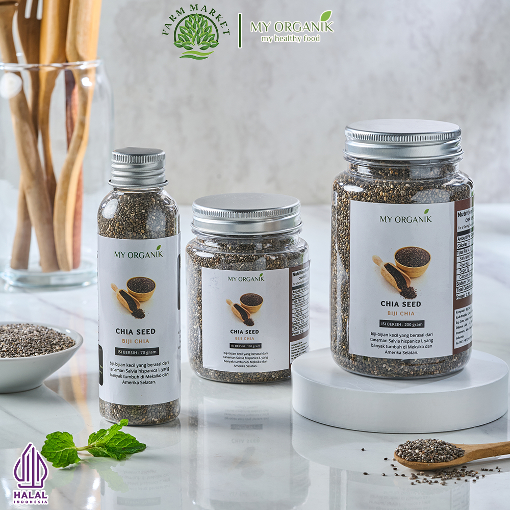 

My Organik Chia Seed Organic Chia Seed Grade A Premium Quality Original 100% Murni non GMO Asli