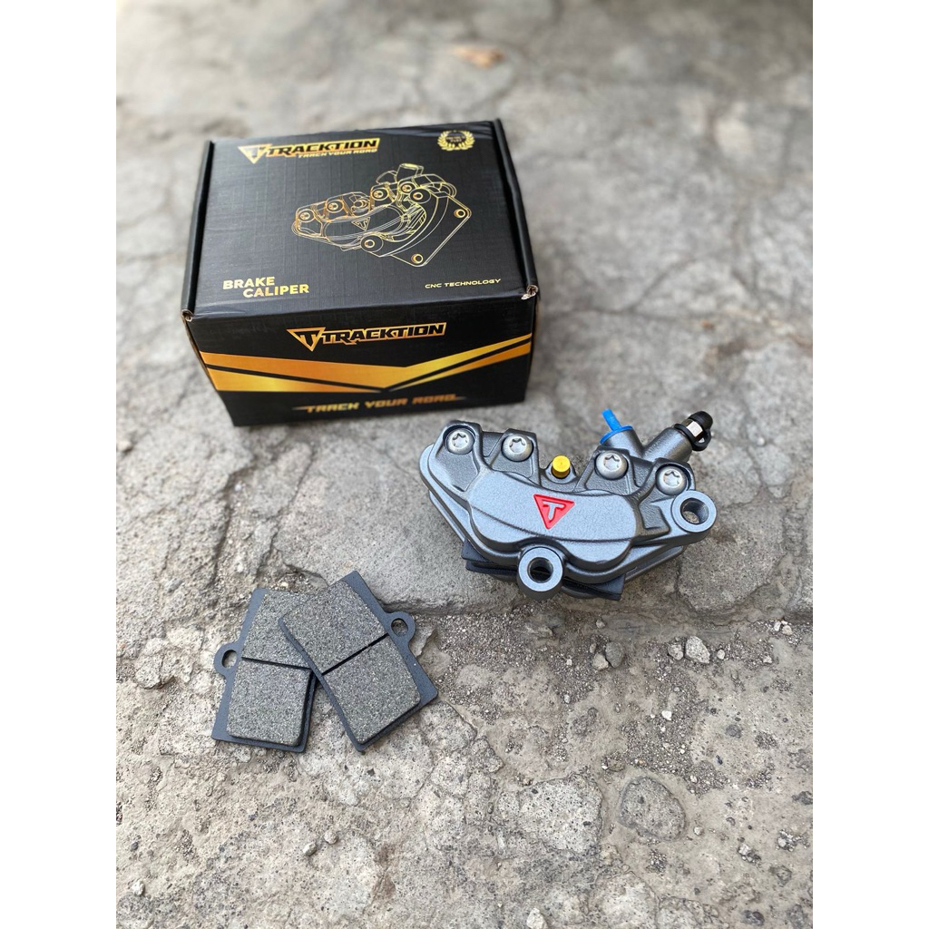 Kaliper Tracktion Eagle Kaliper Depan Tracktion 4 Piston Universal