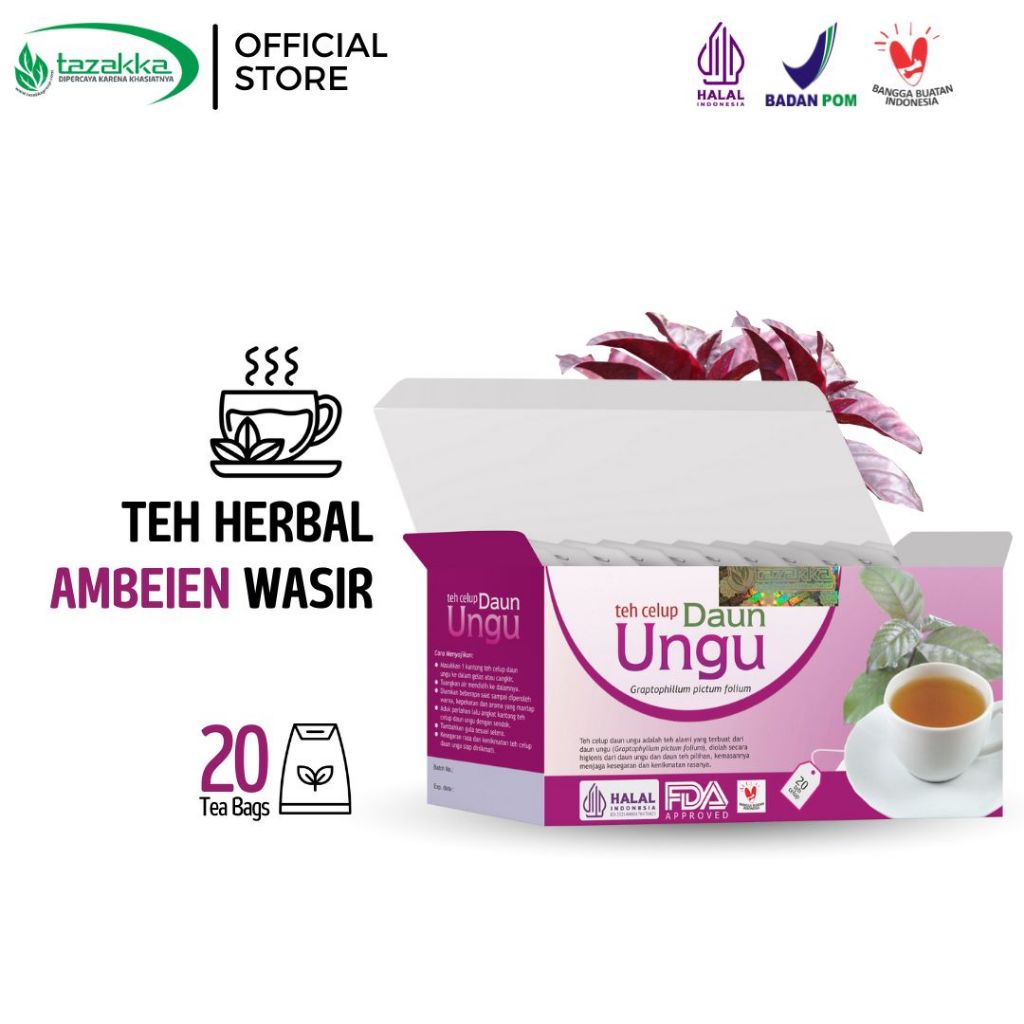 

Obat Herbal Wasir Atau Gejala Wasir Ambeien Dengan Teh Daun Ungu Original