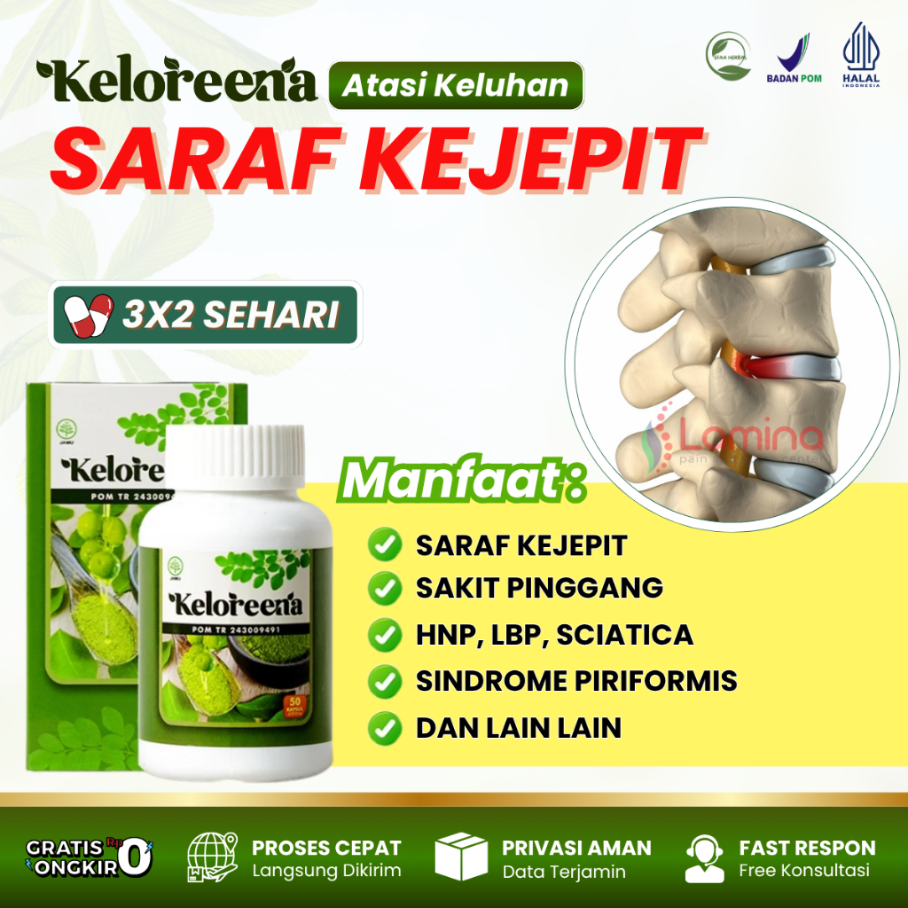 Sifa Herbal - Obat Syaraf Kejepit, Obat Sakit Pinggang, Obat HNP, Obat LBP, Obat Sciatica, Sindrome 