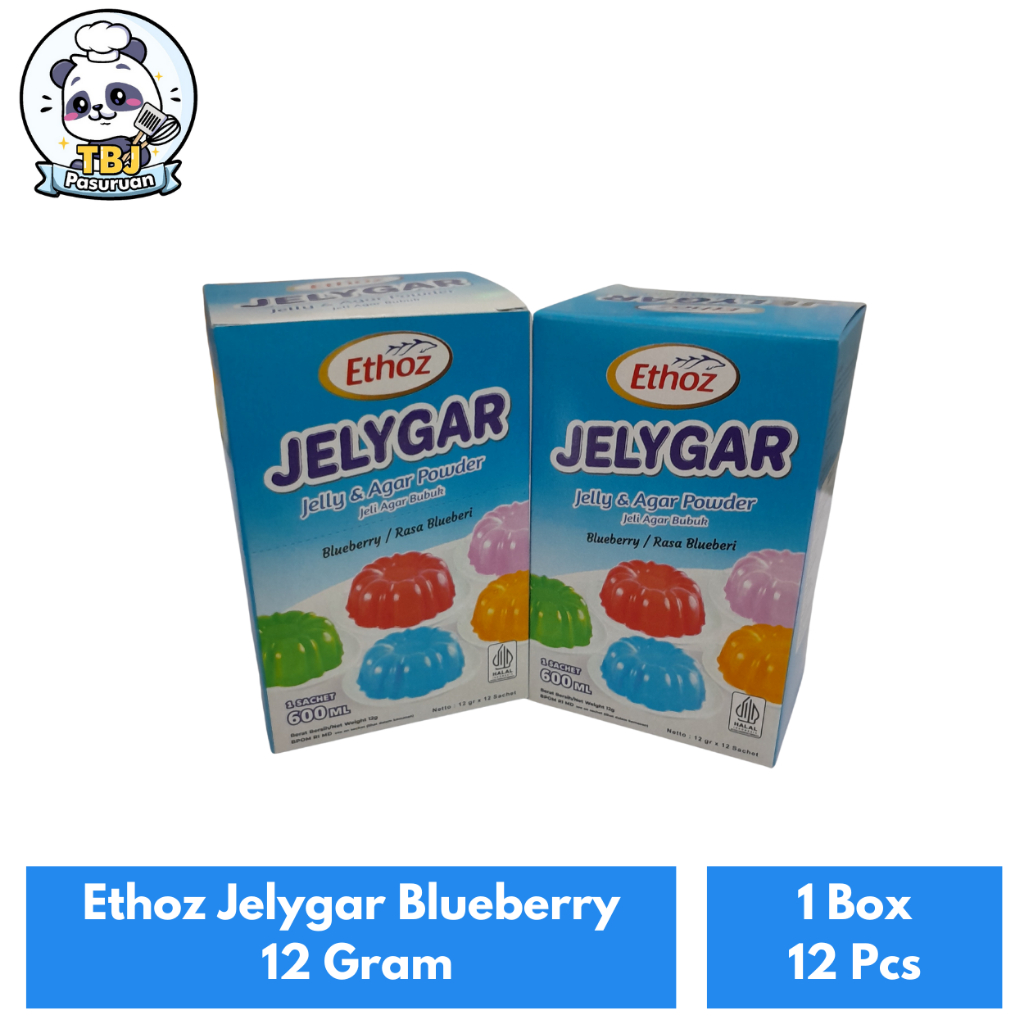 

Ethoz Jelygar Blueberry 12 Gram Kemasan 1 Box Isi 12 Pcs