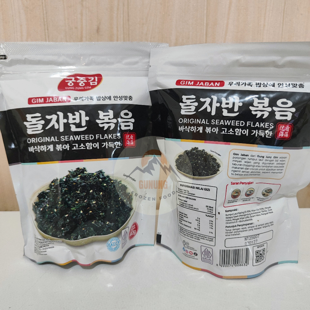 

Gim Jaban Nori Tabur Original 40gr