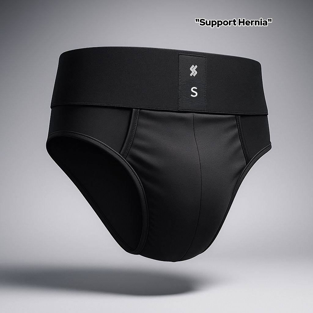 Celana Dalam Hernia Pria Slipmax Original – Korset Hernia Support Elastis Nyaman