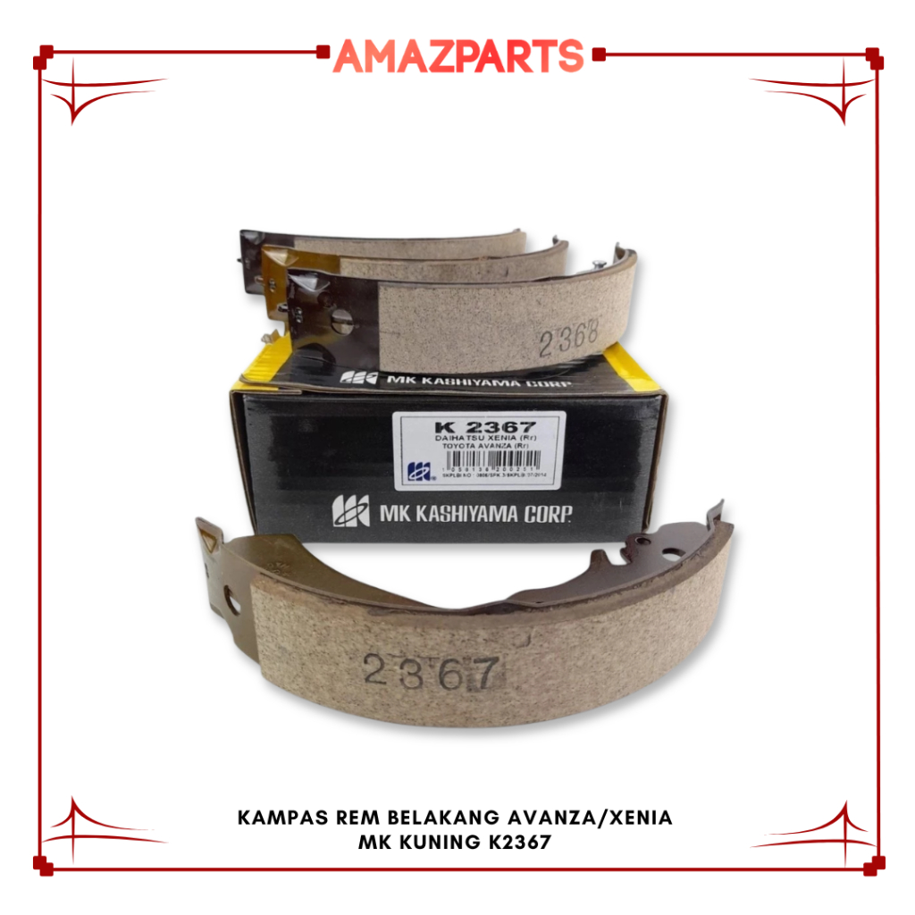 BRAKE SHOE AVANZA /KAMPAS REM BELAKANG AVANZA/XENIA MK K2367