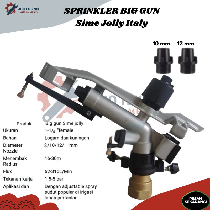 SPRINKLER BIG GUN  Sime Jolly Italy  ll  Sprinkler Impact Big Gun Alat Siram Pertanian
