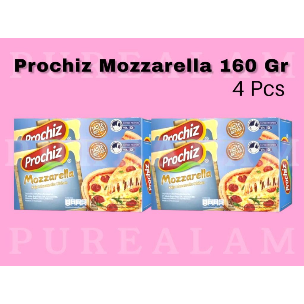 

KEJU PROCHIZ MOZZARELLA Isi 4 PCS 160gr Murah Banget