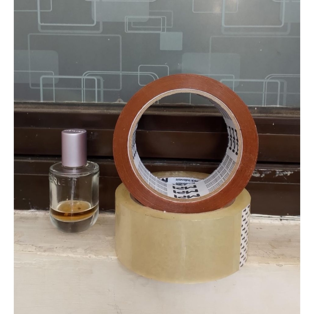 

lakban bening/coklat 45x100 yard 6pcd