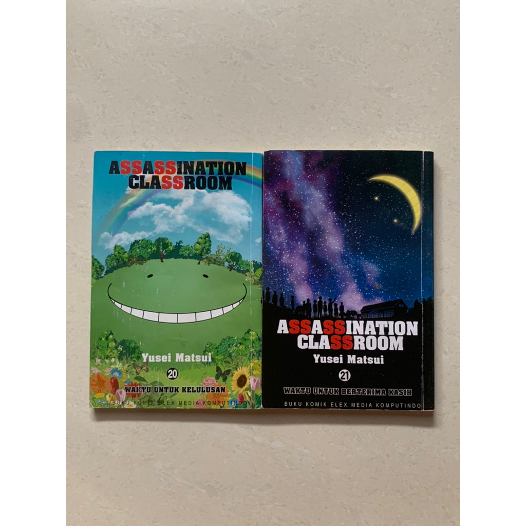 SET 5 - Komik Manga Set Assassination Classroom 20 dan 21