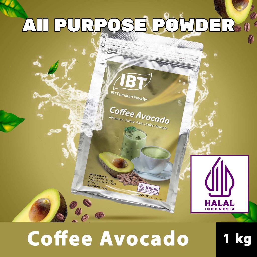 

Bahan Minuman Bubuk Kopi Alpukat Avocado Coffee Bubble Tea Drink Powder Bagus