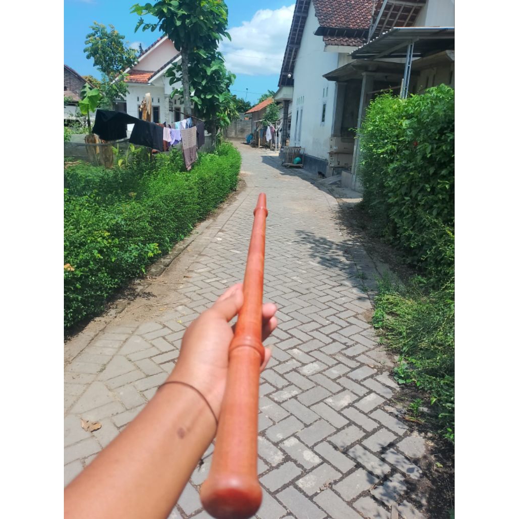 tongkat komando kayu galih tesek Sulaiman panjang 60cm