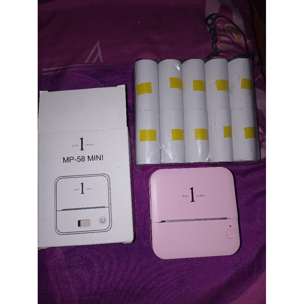 ONELABEL Printer Thermal Bluetooth 58MM PORTABLE THERMAL BATERAI KASIR