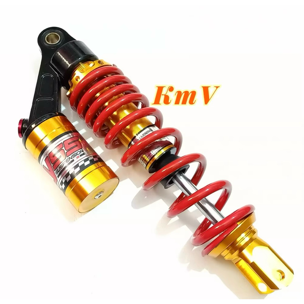 Shockbreaker / Shock Belakang Tabung Copy YSS 310MM Motor Beat Vario Scoopy Mio Soul Fino - Merah