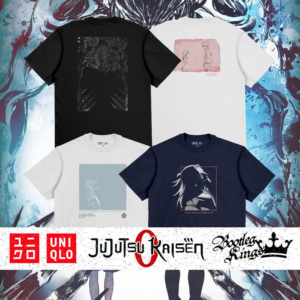 [HOT] UNIQLO X JUJUTSU KAISEN : 0 ZERO UT GRAPHIC T-SHIRT | MATERIAL 24s COTTON COMBED ASLI | SABLON