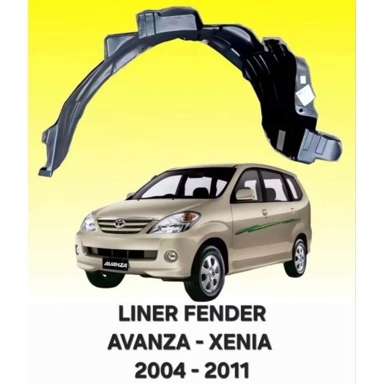 LINER FENDER / SPAKBOR BAN DEPAN AVANZA - XENIA LAMA 2004 - 2011 ORIGINAL